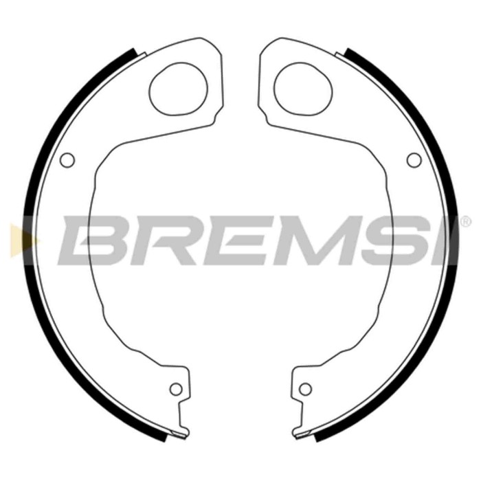 GF0838.jpg Kit Ganasce Freno Stazionamento Posteriore Isuzu N (5th Generation) Gf0838 8970429341 Bremsi