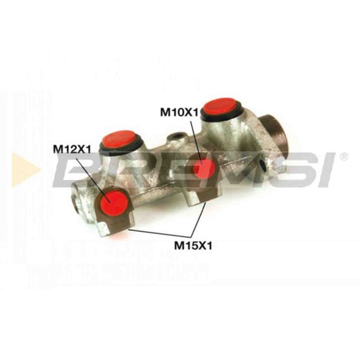PB0579.jpg Cilindro Maestro Del Freno Opel Corsa A Tr Alluminio Pb0579 558100 Ea S.f. Delco Bremsi