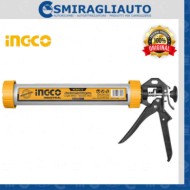 Ingco Pistola Per Silicone In Alluminio 308x51mm Hcg0112 Con Adattatore