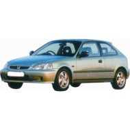 000158_AUTO.JPG Proiettore H4 Elettrico Senza Motore Per Honda Civic 3 Porte Lato Sinistro Dal 1999/03 Al 2001/02