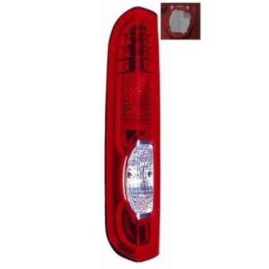 000880_AUTO.JPG Gruppo Ottico Posteriore Bianco-rosso Per Opel Vivaro Lato Sinistro Dal 2007/11 Al 2014/04