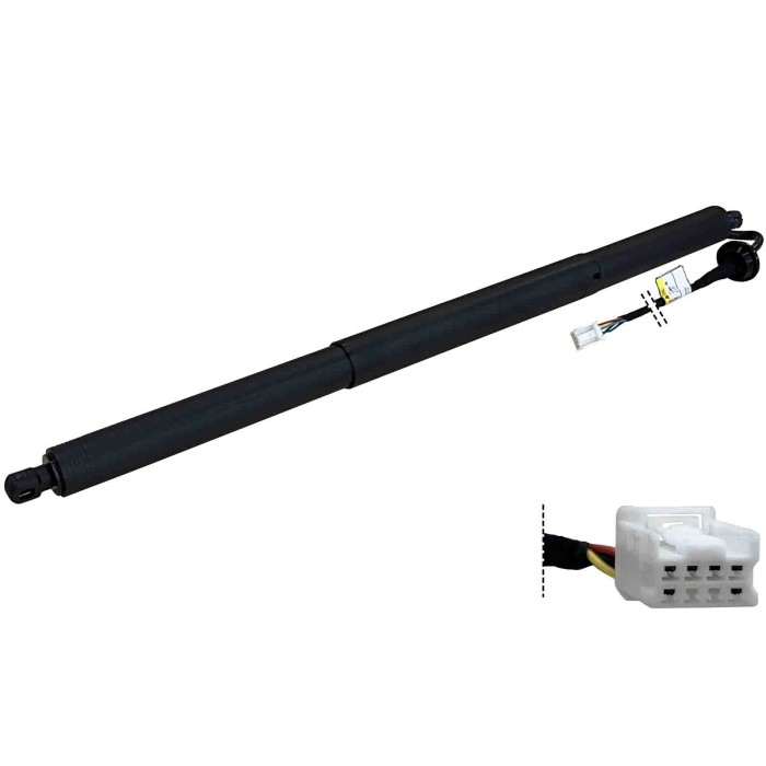 ETA101-R.JPG Molla Elettrica Destra Per Baule Con Chiusura Automatica 6 Pin Tesla Model X Dal 09/2015