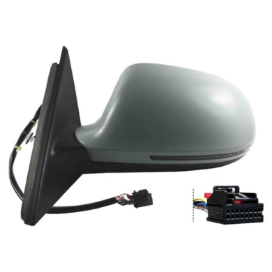 GUIDA_ALLA_SCELTA.JPG Retrovisore Elettrico Con Primer Freccia Retr Specchio Asferico Cromato Termico 6 Pin Sinistro Audi A4 Dal