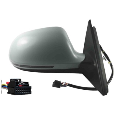 GUIDA_ALLA_SCELTA.JPG Retrovisore Elettrico Con Primer Freccia Retr Specchio Convesso Cromato Termico 6 Pin Destro Audi A4 Dal 2