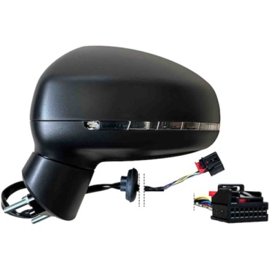 GUIDA_ALLA_SCELTA.JPG Retrovisore Elettrico Nero Freccia Retr Specchio Asferico Cromato Termico 6 Pin Sinistro Audi A1 Dal 2010 