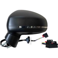Retrovisore Elettrico Nero Freccia Retr Ripiegabile Elettrico Specchio Asferico Cromato Termico 8 Pin Sinistro Audi A1 2010-2014