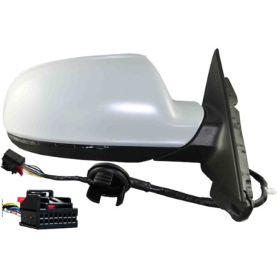 GUIDA_ALLA_SCELTA.JPG Retrovisore Elettrico Con Primer Freccia Retr Specchio Convesso Cromato Termico 8 Pin 5 Porte Destro Audi 