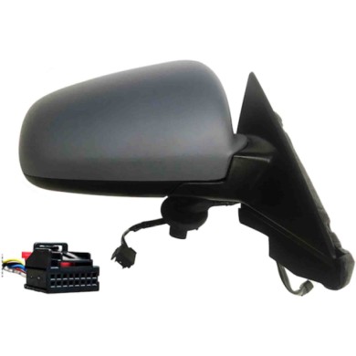 GUIDA_ALLA_SCELTA.JPG Retrovisore Elettrico Con Primer Specchio Convesso Cromato Termico 3 Porte Destro Audi A3 Dal 2003 Al 2005