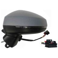 GUIDA_ALLA_SCELTA.JPG Retrovisore Elettrico Con Primer Freccia Retr Specchio Asferico Cromato Termico 3/5 Porte Sinistro Audi A3