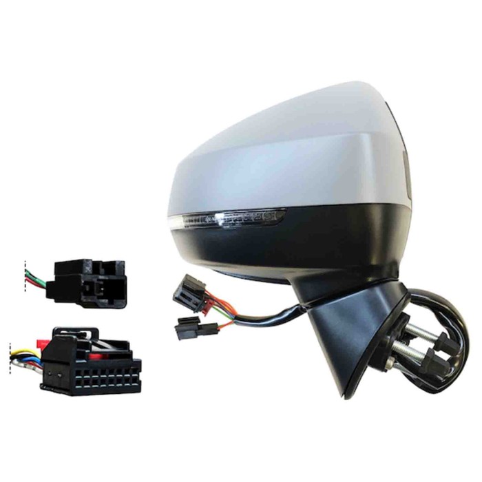GUIDA_ALLA_SCELTA.JPG Retrovisore Elettrico Con Primer Side Assist 8 Pin 3/5 Porte Destro Audi A3 Dal 2012 Al 2016
