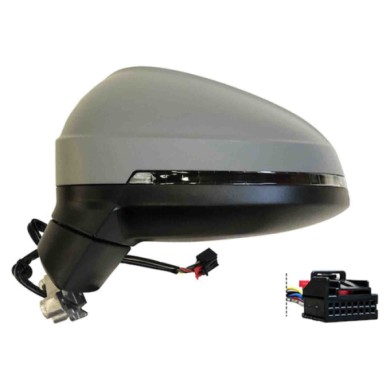GUIDA_ALLA_SCELTA.JPG Retrovisore Elettrico Con Primer Freccia Retr Specchio Asferico Cromato Termico 6 Pin Sinistro Audi A4 Dal