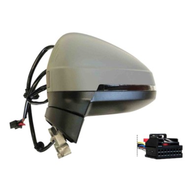 GUIDA_ALLA_SCELTA.JPG Retrovisore Elettrico Con Primer Freccia Retr Side Assist Specchio Asferico Cromato Termico 8 Pin Sinistro