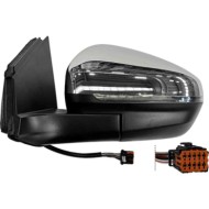 Retrovisore Elettrico Con Calotta Cromata Freccia Retr Specchio Convesso Cromato Termico 6 Pin Sinistro Citroen C5 Aircross 2018