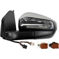 Retrovisore Elettrico Con Calotta Cromata 10 Pin Sinistro Citroen C5 Aircross Dal 2018