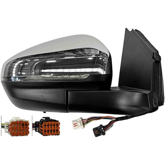 GUIDA_ALLA_SCELTA.JPG Retrovisore Elettrico Con Calotta Cromata 12 Pin Destro Citroen C5 Aircross Dal 2018