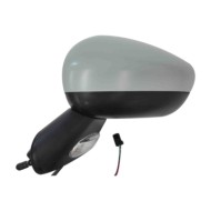 Retrovisore Elettrico Con Primer Base Nera Freccia Retr Specchio Convesso Cromato 5 Pin Sinistro Citroen C3 Dal 2010 Al 2016