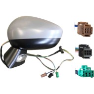 Retrovisore Elettrico Con Primer Base Nera 9 Pin Sinistro Citroen C4 Dal 2009 Al 2011
