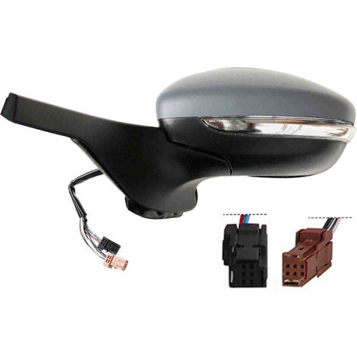 GUIDA_ALLA_SCELTA.JPG Retrovisore Elettrico Con Primer Freccia Retr Specchio Convesso Cromato Termico 7 Pin Sinistro Citroen C3 