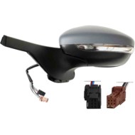 Retrovisore Elettrico Con Primer Freccia Retr Specchio Convesso Cromato Termico 7 Pin Sinistro Citroen C3 Dal 2016 Al 2018