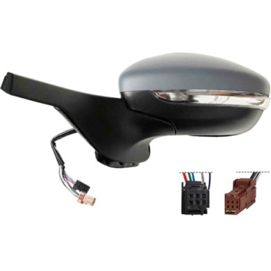 GUIDA_ALLA_SCELTA.JPG Retrovisore Elettrico Con Primer Con Sistema Blis 9 Pin Sinistro Citroen C3 Dal 2016 Al 2018