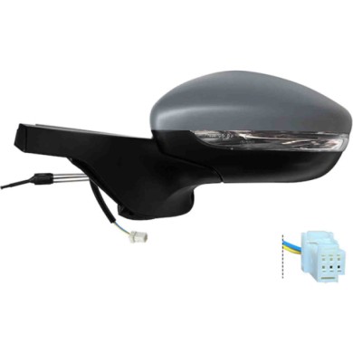 GUIDA_ALLA_SCELTA.JPG Retrovisore A Cavi Con Primer Freccia Retr Specchio Convesso Cromato 2 Pin Sinistro Citroen C3 Dal 2018