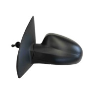 Retrovisore A Cavi Nero Specchio Convesso Cromato 3/5 Porte Sinistro Daewoo/chevrolet Aveo T200 Dal 2003 Al 2006