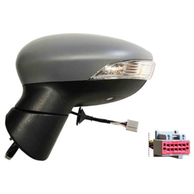 GUIDA_ALLA_SCELTA.JPG Retrovisore Elettrico Con Primer Freccia Retr Luce Cort Specchio Asferico Cromato Termico 8 Pin Sinistro F