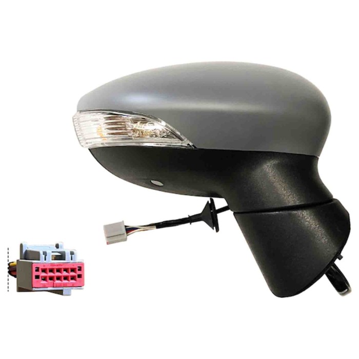 GUIDA_ALLA_SCELTA.JPG Retrovisore Elettrico Con Primer Freccia Retr Luce Cort Specchio Asferico Cromato Termico 8 Pin Destro For