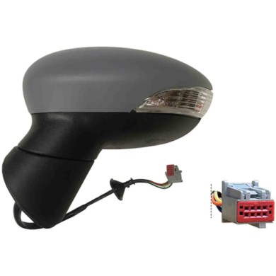GUIDA_ALLA_SCELTA.JPG Retrovisore Elettrico Con Primer Freccia Retr Specchio Asferico Cromato Termico 6 Pin Sinistro Ford Fiesta