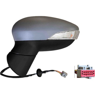 GUIDA_ALLA_SCELTA.JPG Retrovisore Elettrico Con Primer Freccia Retr Specchio Asferico Cromato Termico 6 Pin Sinistro Ford Fiesta