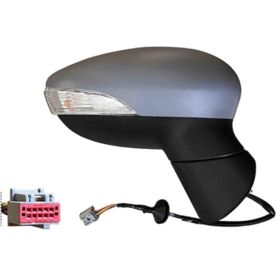 GUIDA_ALLA_SCELTA.JPG Retrovisore Elettrico Con Primer Freccia Retr Specchio Asferico Cromato Termico 6 Pin Destro Ford Fiesta D