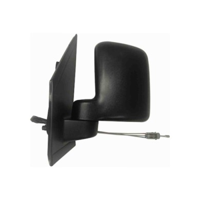 GUIDA_ALLA_SCELTA.JPG Retrovisore A Cavi Nero Specchio Convesso Cromato (doppio Vetro) (braccio Corto) Sinistro Ford Transit/tou
