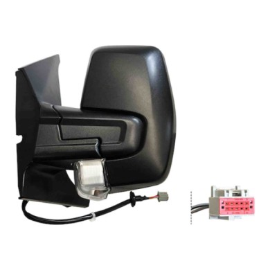 GUIDA_ALLA_SCELTA.JPG Retrovisore Manuale Nero Freccia Retr Specchio Convesso Cromato 2 Pin (doppio Vetro) Sinistro Ford Transit