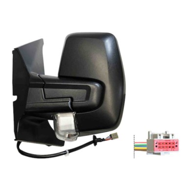 GUIDA_ALLA_SCELTA.JPG Retrovisore Elettrico Nero Freccia Retr Specchio Convesso Cromato Termico 6 Pin Sinistro Ford Transit/tour