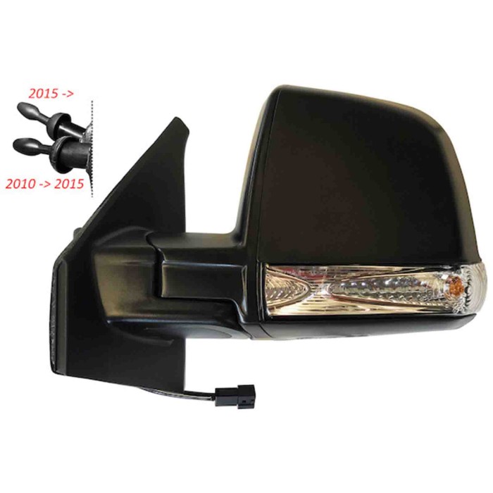 GUIDA_ALLA_SCELTA.JPG Retrovisore A Cavi Nero Freccia Retr Specchio Convesso Cromato (vetro Singolo) Sinistro Fiat Doblo' Combi/