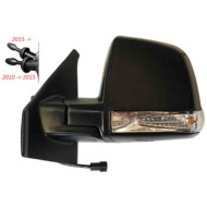 Retrovisore A Cavi Nero Freccia Retr Specchio Convesso Cromato (vetro Singolo) Sinistro Fiat Doblo' Combi/panorama Dal 2015