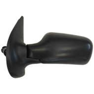 Retrovisore A Cavi Nero Specchio Piano Cromato 5 Porte Sinistro Fiat Punto Dal 1994 Al 1999