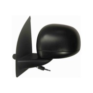 Retrovisore A Cavi Nero Specchio Convesso Cromato Sinistro Fiat Panda Dal 2009 Al 2012