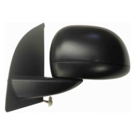 Retrovisore Elettrico Nero Specchio Convesso Cromato Sinistro Fiat Panda Dal 2009 Al 2012