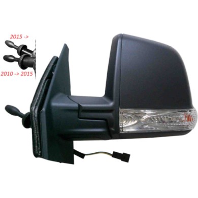GUIDA_ALLA_SCELTA.JPG Retrovisore A Cavi Nero Freccia Retr Specchio Convesso Cromato (vetro Singolo) Sinistro Fiat Doblo' Combi/