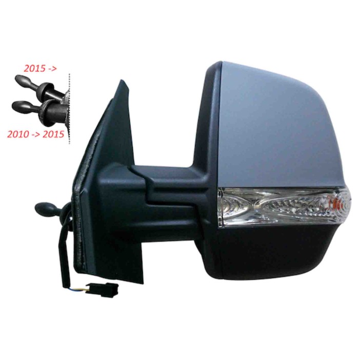 GUIDA_ALLA_SCELTA.JPG Retrovisore A Cavi Con Primer Freccia Retr Specchio Convesso Cromato (doppio Vetro) Sinistro Fiat Doblo' C