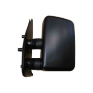 Retrovisore Manuale Nero Specchio Convesso Cromato (vetro Singolo) (braccio Corto) Sinistro Citroen Jumper Dal 1994 Al 1999