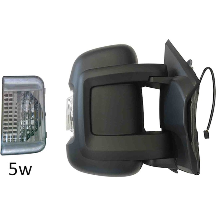 GUIDA_ALLA_SCELTA.JPG Retrovisore Manuale Nero Freccia Retrovisore Bianca Specchio Convesso Cromato 5w Destro Citroen Jumper 200