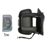 Retrovisore Elettrico Nero Ripiegabile 10 Pin Destro Citroen Jumper Dal 2006 Al 2014