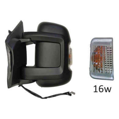 GUIDA_ALLA_SCELTA.JPG Retrovisore Elettrico Nero Sensore Temperatura 12 Pin Sinistro Citroen Jumper Dal 2006 Al 2014