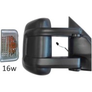 Retrovisore Manuale Nero Freccia Retrovisore Ambrata Specchio Convesso Cromato 16w Destro Citroen Jumper 2006-2014
