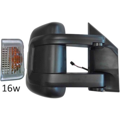 GUIDA_ALLA_SCELTA.JPG Retrovisore Elettrico Nero Freccia Retrovisore Ambrata Specchio Convesso Cromato Termico 16w Destro Citroe