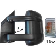 Retrovisore Elettrico Nero Sensore Temperatura Sinistro Citroen Jumper Dal 2006 Al 2014