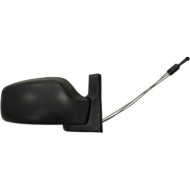 Retrovisore A Cavi Nero Specchio Convesso Cromato Destro Fiat Ulysse Dal 1995 Al 2002