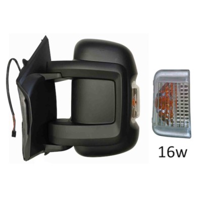 GUIDA_ALLA_SCELTA.JPG Retrovisore Elettrico Nero Freccia Retrovisore Ambrata Specchio Convesso Cromato Termico 16w Sinistro Citr